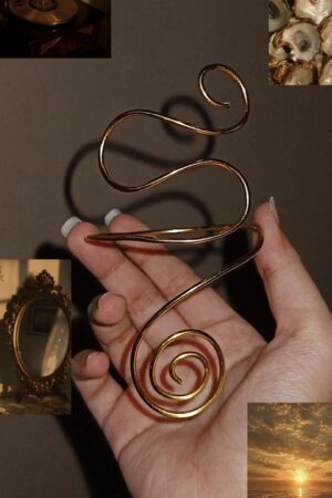 Sunset Inspired Handmade Wire Armcuff